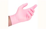 Нитриловые розовые перчатки 100 шт