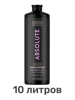 Лосьон MineTan Absolute Pro Spray Mist 16% DHA 1000 мл (10 литров) 2174 - фото 9122