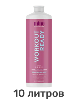 Лосьон MineTan Workout Ready Pro Spray Mist 12% DHA 1000 мл (10 литров) 2204 - фото 9146