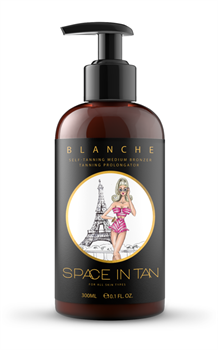 Лосьон-автозагар SPACE IN TAN BLANCHE MEDIUM BRONZE 300 мл 2468 - фото 9152