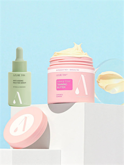 Набор для ежедневного ухода Azure Tan Glow Bundle - Firm & Tone / ANTI-AGEING 2512