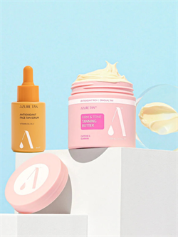 Набор для ежедневного ухода Azure Tan Glow Bundle - Firm & Tone / ANTIOXIDANT 2513