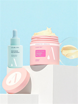 Набор для ежедневного ухода Azure Tan Glow Bundle - Firm & Tone / NIGHT REPAIR 2514