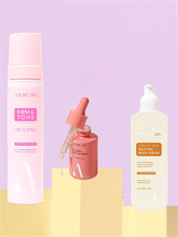 Набор для ежедневного ухода Azure Tan Hydrating Hyaluronic Bundle 3 в 1 FIRM & TONE / Light/Medium 2517