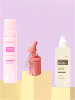 Набор для ежедневного ухода Azure Tan Hydrating Hyaluronic Bundle 3 в 1 FIRM & TONE / Medium/Dark 2525